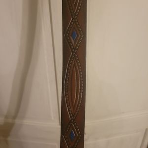 Top grain cowhide belt